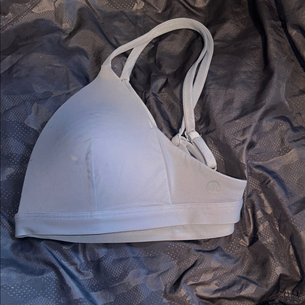 lululemon athletica Light Gray Sports Bra